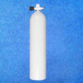 Tauchflasche 50 cuft mit Brückenventil Luxfer Alu weiss