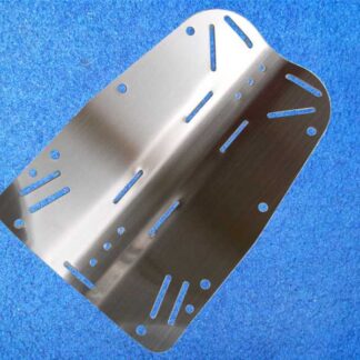 Backplate 3mm aus Edelstahl