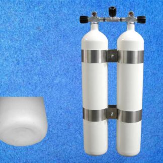 Doppel Tauchflasche 8,5L 232 Bar konkavem Boden