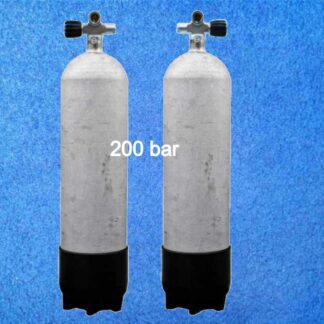 Faber Tauchflasche 12Ltr mit Brücken Ventil - 200 - Set