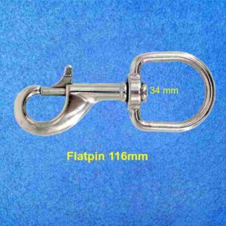 FlatPin Boltsnap V4A 116mm