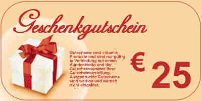 Geschenkgutschein 25