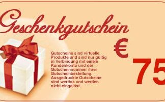 Geschenkgutschein 75