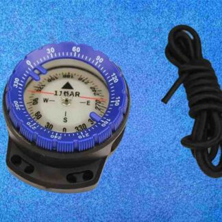 Kompass mit Bungee Mount blauem Stellring