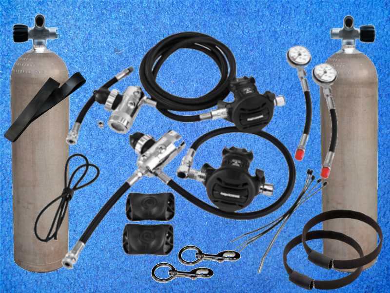 Apeks Sidemount Atemregler Set XTX50 – Bild 2