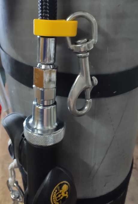 Quick Release Schlauchclip - Gelb – Bild 3