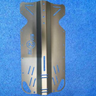 Backplate Edelstahl V4A mattiert