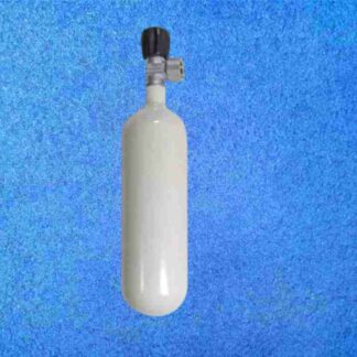 Tauchflasche 1 Liter 200 bar mit Monoventil