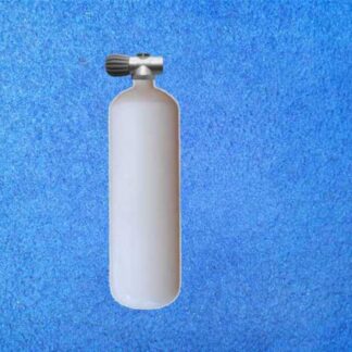 Tauchflasche 2 Liter mit Rebreather-Ventil