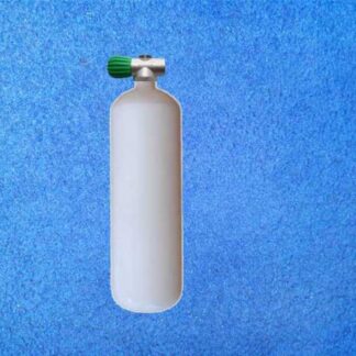 Tauchflasche 2 Liter mit Rebreather-Ventil Nitrox