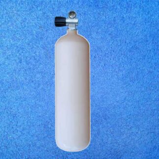 Tauchflasche 3 Liter mit Mono-Ventil - Kurz
