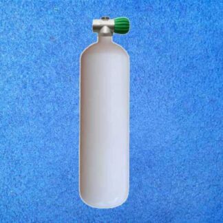 Tauchflasche 3 Liter mit Rebreather-Ventil M26 - Kurz