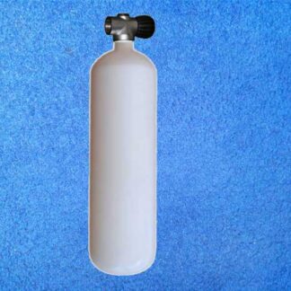 Tauchflasche 3 Liter mit Rebreather-Ventil