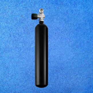 Tauchflasche 3 Liter 300 bar mit Mono-Ventil - Links