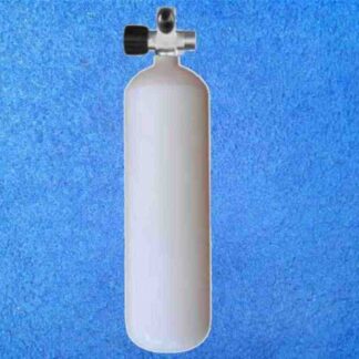 Tauchflasche 3 Liter mit Brückenventil links - Kurz