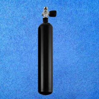 Tauchflasche 3 Liter 300 bar mit Mono-Ventil - Rechts