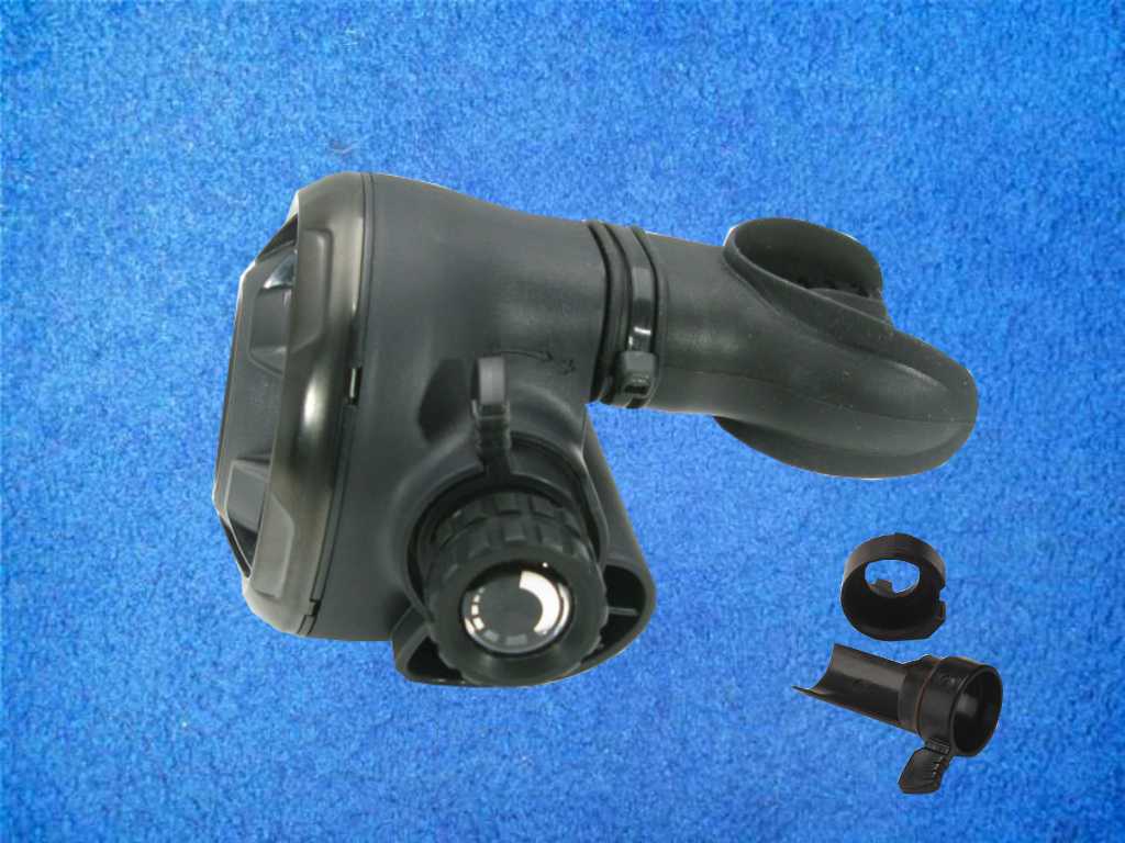 Sidemount Set Tauchflaschen 12 ltr schwarz, konkav mit TDS GULL z Tek Atemregler – Bild 3