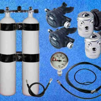 Atemregler Set TDS Oceanus Pro mit D8,5 konkav