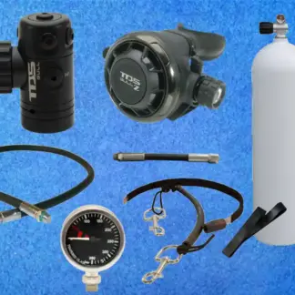Tauchflasche 40cuft mit TDS Gull z Tek Regler