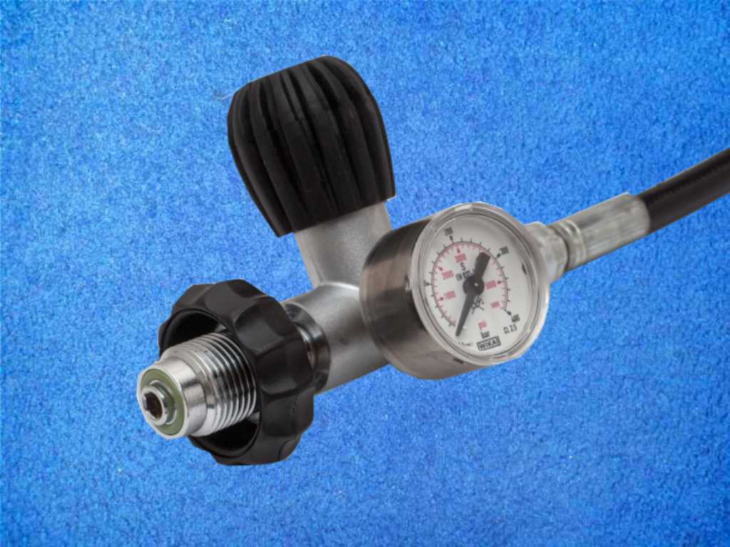 Überströmschlauch 2 mtr. mit Manometer – Bild 2